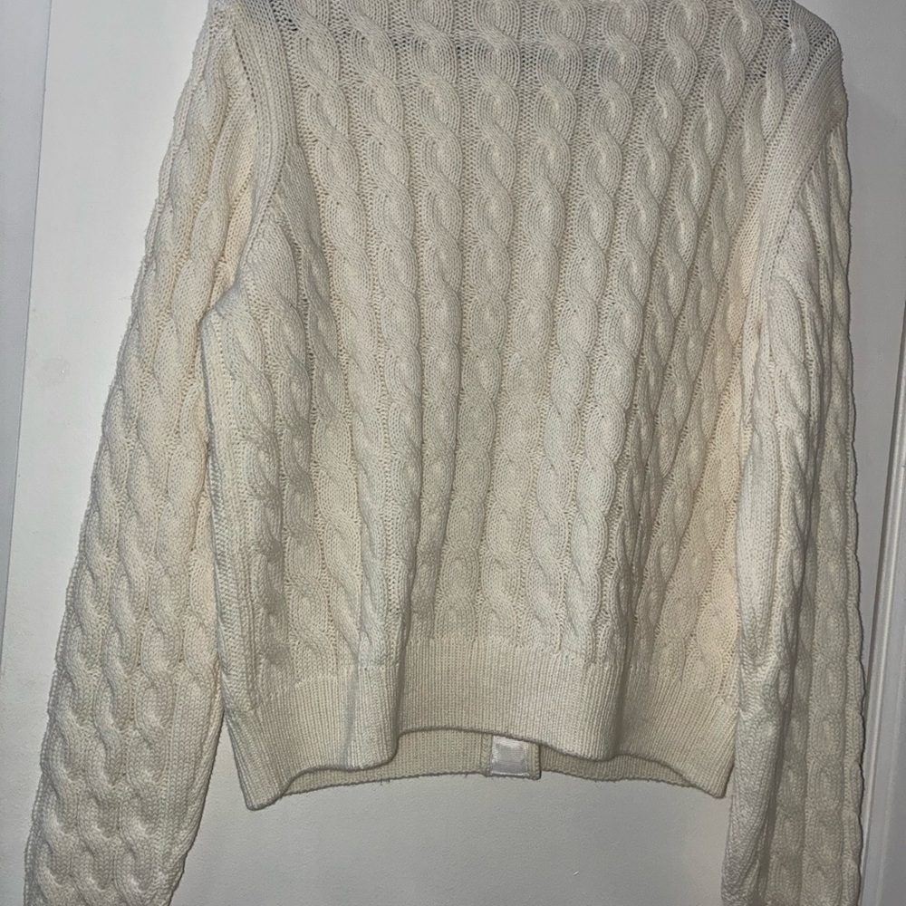 Cato Cream Button-Up Cardigan - Picture 3 of 5